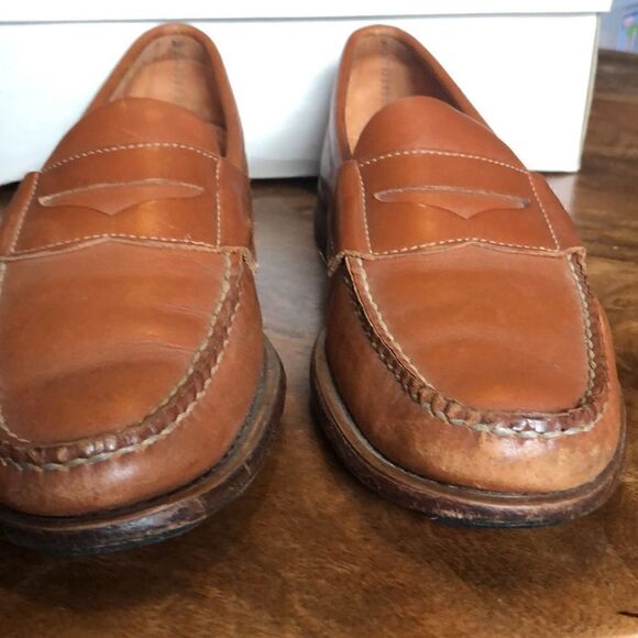 Brooks Brothers Vintage 90’s tan penny loafer #732 size 9B main image 4